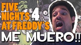 FIVE NIGHTS AT FREDDYS 4  INFARTO EN DIRECTO  FNAF 4 Noche 1  Rovi23 [upl. by Crawley]