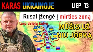 Liep 13 DIDELĖ RIZIKA Rusai ATSIDŪRĖ TARP DVIEJŲ KALVŲ  Karas Ukrainoje Apžvalga [upl. by Blaire]