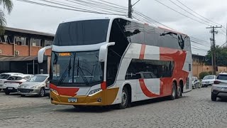 Grande Movimento De Ônibus Na Fábrica Da Busscar Com DD Pintura Retro Do Expresso Itamarati [upl. by Ytirahc]