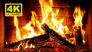 🔥 Cozy Fireplace 4K 12 HOURS Fireplace with Crackling Fire Sounds Crackling Fireplace 4K [upl. by Rior]