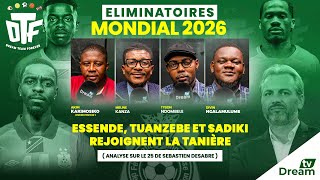 DTF Éliminatoires Mondial 2026 Essende Tuanzebe et Sadiki rejoignent les Léopards de la RDC [upl. by Nnaeirual]