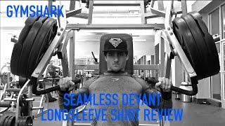 NEW Gymshark Seamless Devant Longsleeve Shirt Review with Alex Barber [upl. by Auqenwahs936]