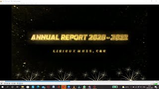 ANNUAL REPORT 2020  2022LMHSSCBE09042022 [upl. by Redienhcs]