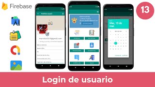 13 Login de usuarios  Creación de una Agenda Profesional en Android Studio  Motenización [upl. by Hildie]