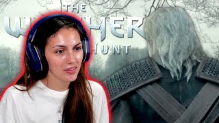 THE WITCHER 3 TRAILER REACTION Killing Monsters The Sword of Destiny A Night To Remember [upl. by Ninaj]