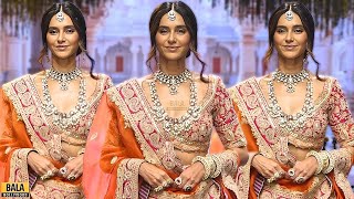 Shibani Dandekar Ramp Walk In Bridal Outfit at Bombay Times Fashion Week 2024 [upl. by Sudnor]