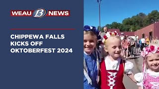 Chippewa Falls Kicks Off Oktoberfest 2024 92024 [upl. by Lazaro713]