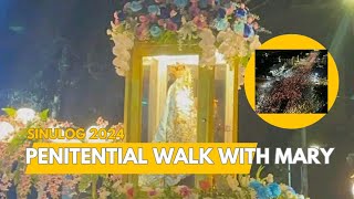 Penitential Walk with Mary  Sinulog 2024  Cebu Philippines [upl. by Ehttam]