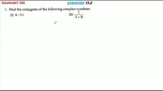 Find the conjugates of the complex numbers 45i [upl. by Nayra594]