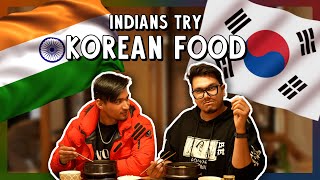 Indians Try Korean Food  Ok Tested [upl. by Belter]