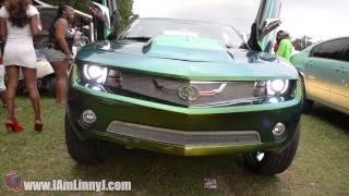 Linny J UNCUT Green Camaro on 32s [upl. by Hairym]