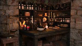 Alchemy Ambience  Medieval Potion Shop [upl. by Arnaud53]