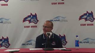 Stony Brook Football Postgame Press Conference  Aug 31 2023 [upl. by Tadio]