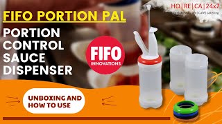 Portion Pal Portion Control Sauce Gun  Dispenser Exact Amount Of Sauce in Each Press [upl. by Cloe218]