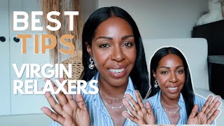 Best Tips If Youre Getting Your FIRST RELAXER EVER ⭐️💁🏾‍♀️ Get The Best Hair Possible 2024 [upl. by Fan]