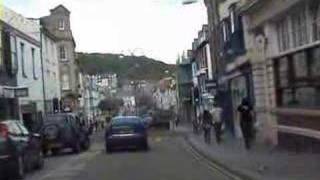 Great Darkgate Street Aberystwyth Wales A487 Road Video [upl. by Willey]