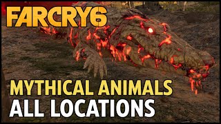 Far Cry 6  All Mythical Animal Locations Ultimate Predator Trophy  Achievement Guide [upl. by Newo744]