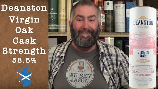 Deanston Virgin Oak Cask Strength 2023 Single Malt Scotch Review by WhiskyJason [upl. by Pia644]