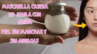 Mascarilla de aloe vera con avena  Aclaradora y humectante para el rostro  El Rincón De La Belleza [upl. by Drarrej]