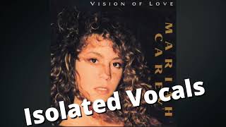 Mariah Carey Vision of Love Isolated Vocals  Acapella [upl. by Aivull]