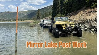 Mirror Lake I Post Replacement I Tincup Pass I Roads vs Trails I Road Maintenance [upl. by Ytsirk]