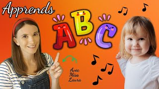 Lettres de l’alphabet  ABC  avec Miss Laura Vidéo éducative en français pour enfants [upl. by Curnin]