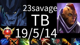 23savage Terrorblade vs AM NP Puck Dazzle Brewmaster  dota2 [upl. by Kaleb]