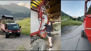 Farm girl on duty 👩‍🌾 Beautiful Tractors [upl. by Shanan]