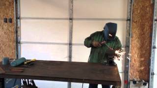 Stick Welding Techniques and Tips 7018 No Weave Fillet Weld [upl. by Selrhc]