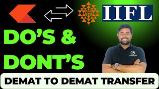 Dos and Donts in Demat to Demat transfer  Share transfer issues  How to Transfer shares  CDSL [upl. by Adrial196]