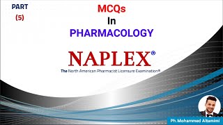 NAPLEX exam  Part5  MCQs NABP pharmacology [upl. by Raab893]