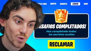 COMPLETÉ TODOS los Retos SECRETOS de FORTNITE [upl. by Durrej]