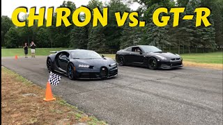 MercedesAMG GT R vs Nissan GTR DRAG RACE ROLLING RACE amp BRAKE TEST  HeadtoHead [upl. by Arihppas]