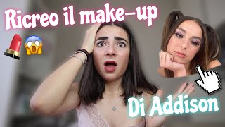 PROVO A RICREARE IL MAKEUP💄 DI ADDISON RAE LO🍒 DIVERTENTE😂 [upl. by Muriah]