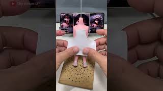 Part 2 ：Finishing Touches on the Shocked Little Chef Doll – Funny Clay Art [upl. by Therine148]