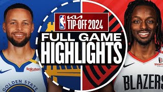 WARRIORS vs TRAIL BLAZERS FULL GAME HIGHLIGHTS  October 23 2024  Blazers vs Warriors NBA 2K25 [upl. by Clite990]