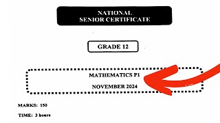 Final Exam 2024 Solve for x Question 1 Grade 12 Mathematics P1 [upl. by Leipzig593]