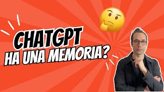 Ottieni Risposte Su Misura Sfruttando La Memoria Di ChatGPT [upl. by Binah]