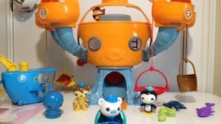 Octonauts Octopod Play Set Barnacles and Kwazaii Toys Video [upl. by Sitrik645]