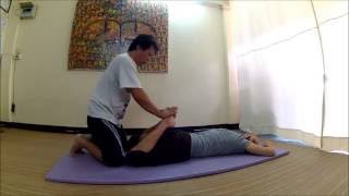 Jack Chaiya Thai Massage for back and legs [upl. by Yecniuq]