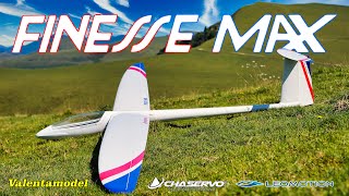 😍 BEST 4 METERS SPORT RC GLIDER 😍 FINESSE MAX ALPINE VALENTA MODEL 🔥 CINEMATIC DEMO 🔥 [upl. by Airelav]