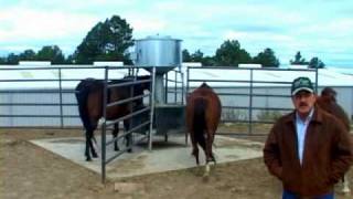 Automatic Horse Feeder  Feed Smart  Testamonial from Ron Pietrafeso at Missing Creek Ranch [upl. by Levitt]