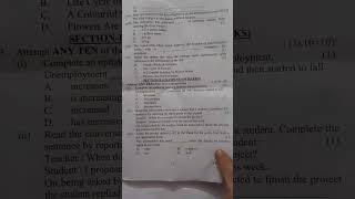 preboard English class 10 paper 202223 English preboard exam class 10  solution in link [upl. by Mehelhteb]