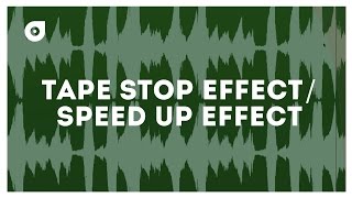 How to Tape Stop EffectSpeed Up Effect [upl. by Koval203]