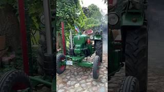 Luntenstart Allgaier classictractor lanzbulldog farming traktor трактор oldschool allgaier [upl. by Eilrebmik]