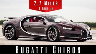 2018 Bugatti Chiron Top Speed Test [upl. by Sheffie958]