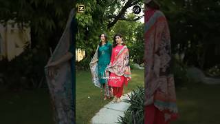 Belleza jam cottan pakistani Embroidery dress shortvideo greensharara pakistani jam [upl. by Enida]