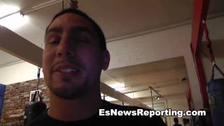 danny garcia gets mobbed at the mall in phily  EsNews Boxing [upl. by Klecka361]