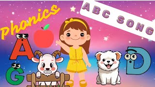 ABC PHONICS Song  cartoon for kidslearn English  ABC song nursery rhymes  children songs [upl. by Nerrawed]