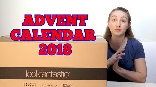 LOOK FANTASTIC ADVENT CALENDAR 2018 Получила огромную бьюти посылку [upl. by Coriss654]